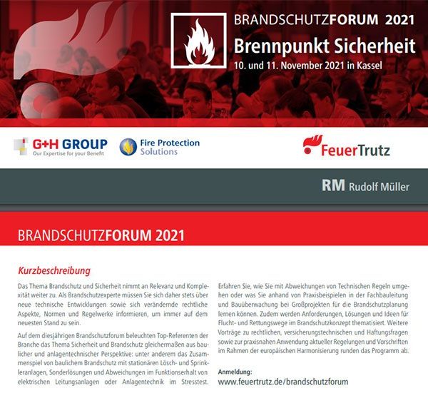 Brandschutzforum 2021