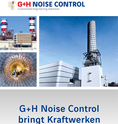 Brochure "G+H solutions for quieter power plants"