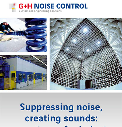 Brochure "Suppressing noise, creating sounds: competence for industry and technology"