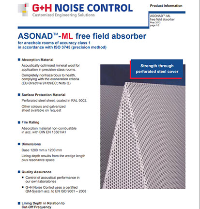 Product information absorber ASONAD ML