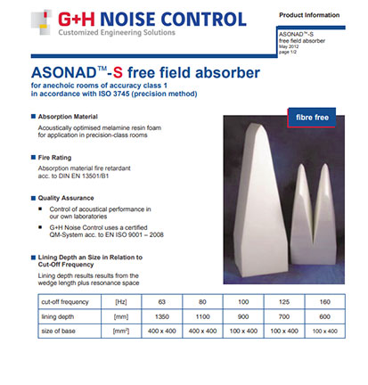 Product information absorber ASONAD S
