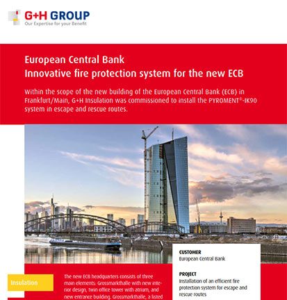 European Central Bank – Innovative fire protection system for the new ECB