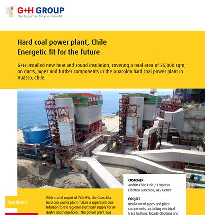 Hard coal power plant, Chile – Energetic fit for the future