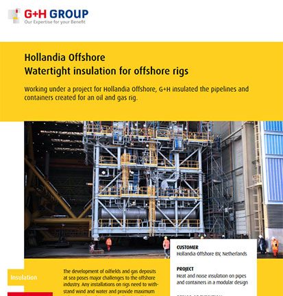 Hollandia Offshore – Watertight insulation for offshore rigs
