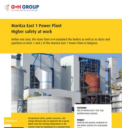 Maritza East 1 Power Plant – Higher safety at work