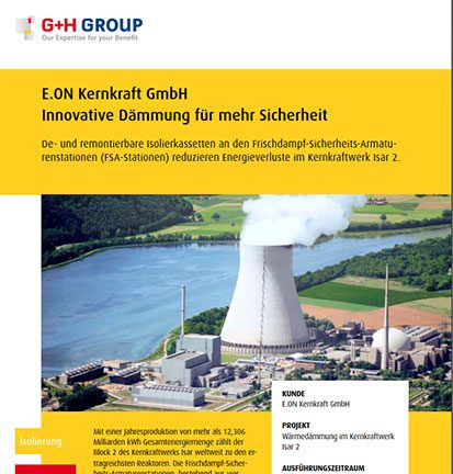 E.ON Kernkraft GmbH – Innovative Dämmung für mehr Sicherheit