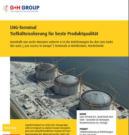 LNG-Terminal – Tiefkälteisolierung für beste Produktqualität