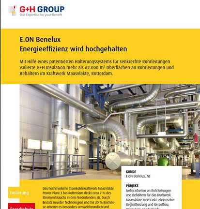 E.ON Benelux – Energieeffizienz wird hochgehalten - G+H Group