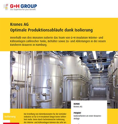 Krones AG – Optimale Produktionsabläufe dank Isolierung