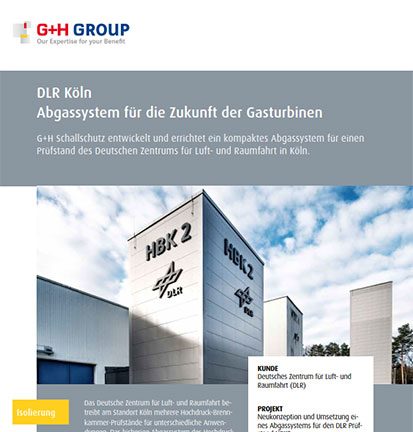 DLR Köln – Exhaust system for the future of gas turbines