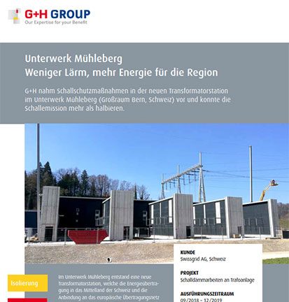 Unterwerk Mühleberg – Weniger Lärm, mehr Energie für die Region