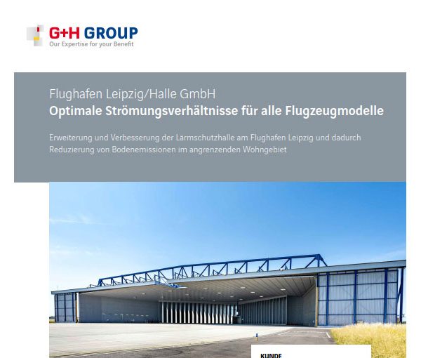 Flughafen Leipzig/Halle GmbH – Optimale Strömungsverhältnisse für alle Flugzeugmodelle